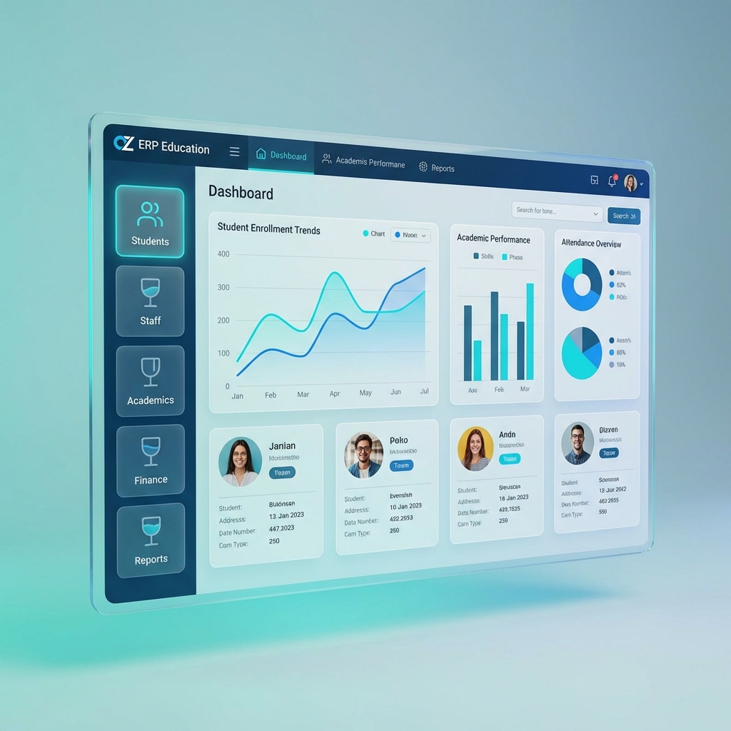 OceanZen ERP Dashboard Preview